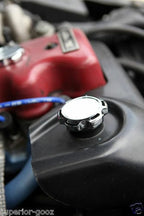 Installed View - Ford Falcon AU Series: Billet Aluminium Power Steering Cap Cover (Series 1, 2 & 3)