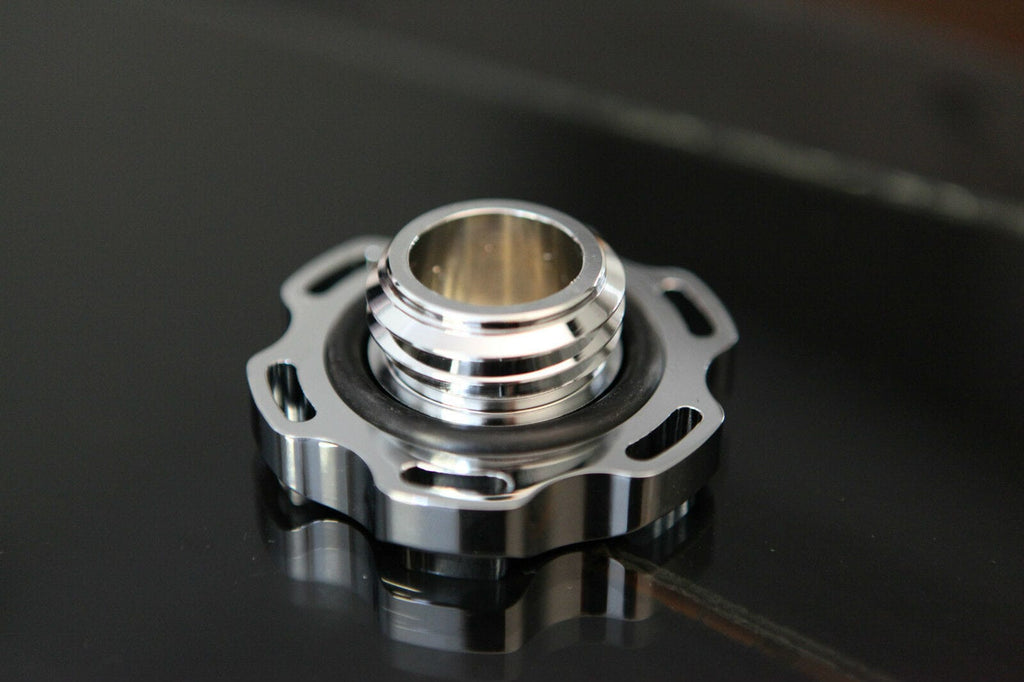 Installed View - Ford Falcon AU Series: Billet Engine Oil Cap (6-Cylinder Models)