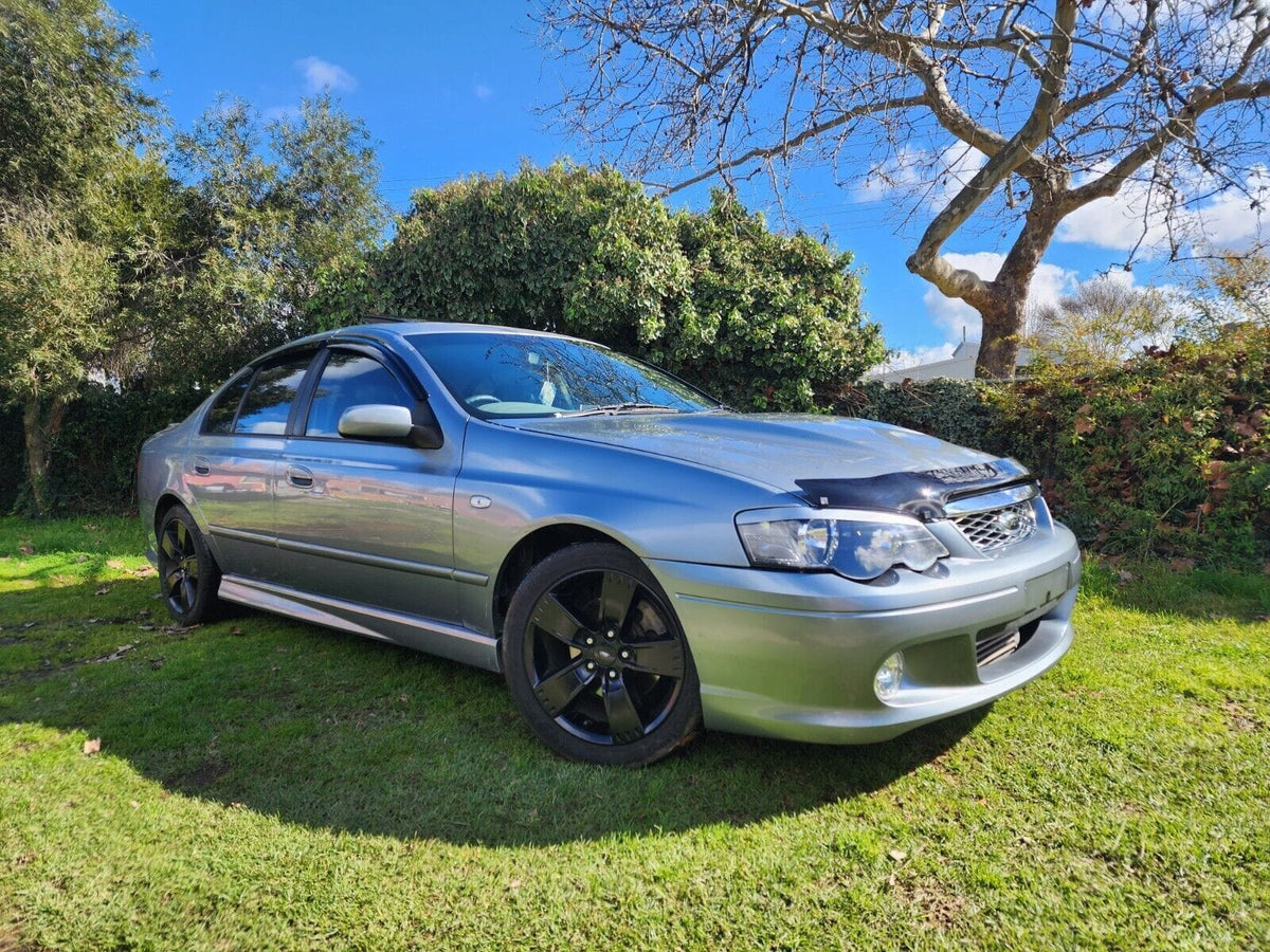 Installed View - Ford Falcon BA BF (2002-2008): Bonnet Protector Guard