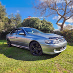 Installed View - Ford Falcon BA BF (2002-2008): Bonnet Protector Guard