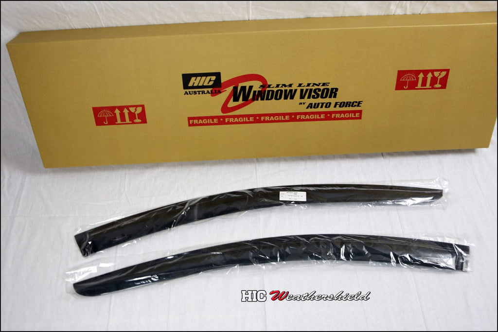 Installed View - Ford Falcon BA BF AU Ute (1999-2002): Premium Window Visors