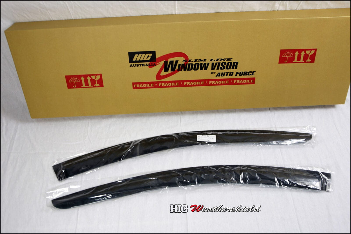 Installed View - Ford Falcon BA BF AU Ute (1999-2002): Premium Window Visors