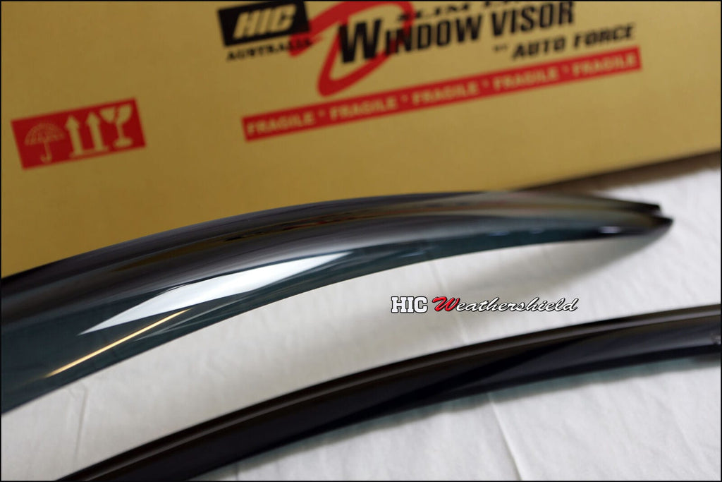 Installed View - Ford Falcon BA BF AU Ute (1999-2002): Premium Window Visors