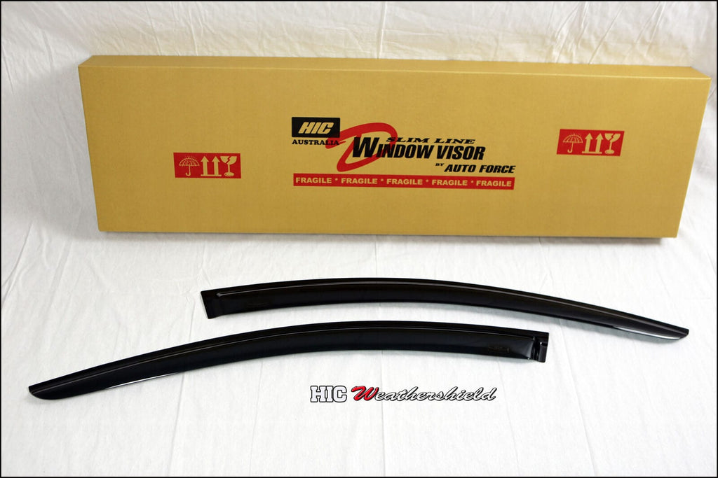 Installed View - Ford Falcon BA BF AU Ute (1999-2002): Premium Window Visors