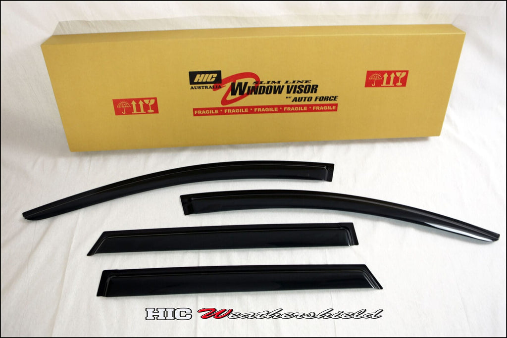 Installed View - Ford Falcon BA BF AU Wagon (2002-2010): Premium Window Visors