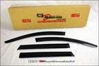 Installed View - Ford Falcon BA BF AU Wagon (2002-2010): Premium Window Visors