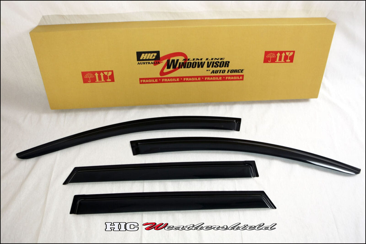 Installed View - Ford Falcon BA BF AU Wagon (2002-2010): Premium Window Visors