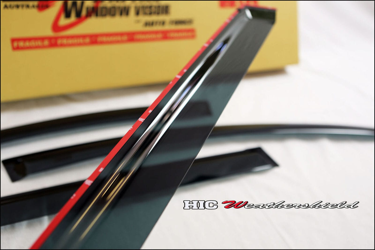 Installed View - Ford Falcon BA BF AU Wagon (2002-2010): Premium Window Visors