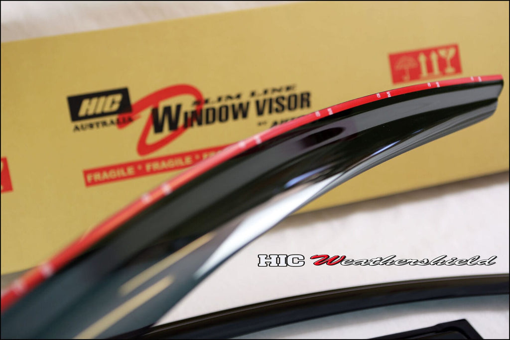 Installed View - Ford Falcon BA BF AU Wagon (2002-2010): Premium Window Visors
