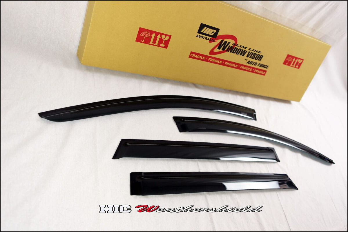Installed View - Ford Falcon BA BF AU Wagon (2002-2010): Premium Window Visors