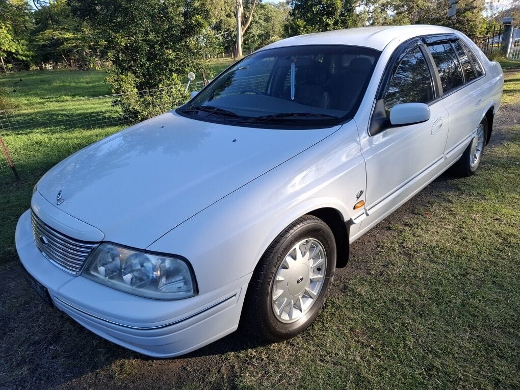 Installed View - Ford Falcon BA BF AU Wagon (2002-2010): Premium Window Visors