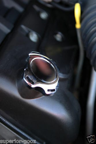 Installed View - Ford Falcon BA BF FG: Billet Engine Oil Cap Cover - V8 Models