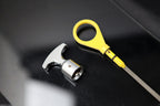 Installed View - Ford Falcon BA BF FG: Billet Engine Oil Dipstick Handle