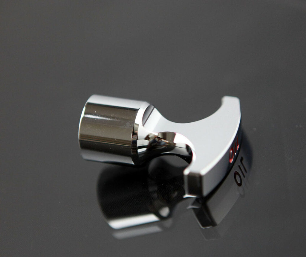 Installed View - Ford Falcon BA BF FG: Billet Engine Oil Dipstick Handle