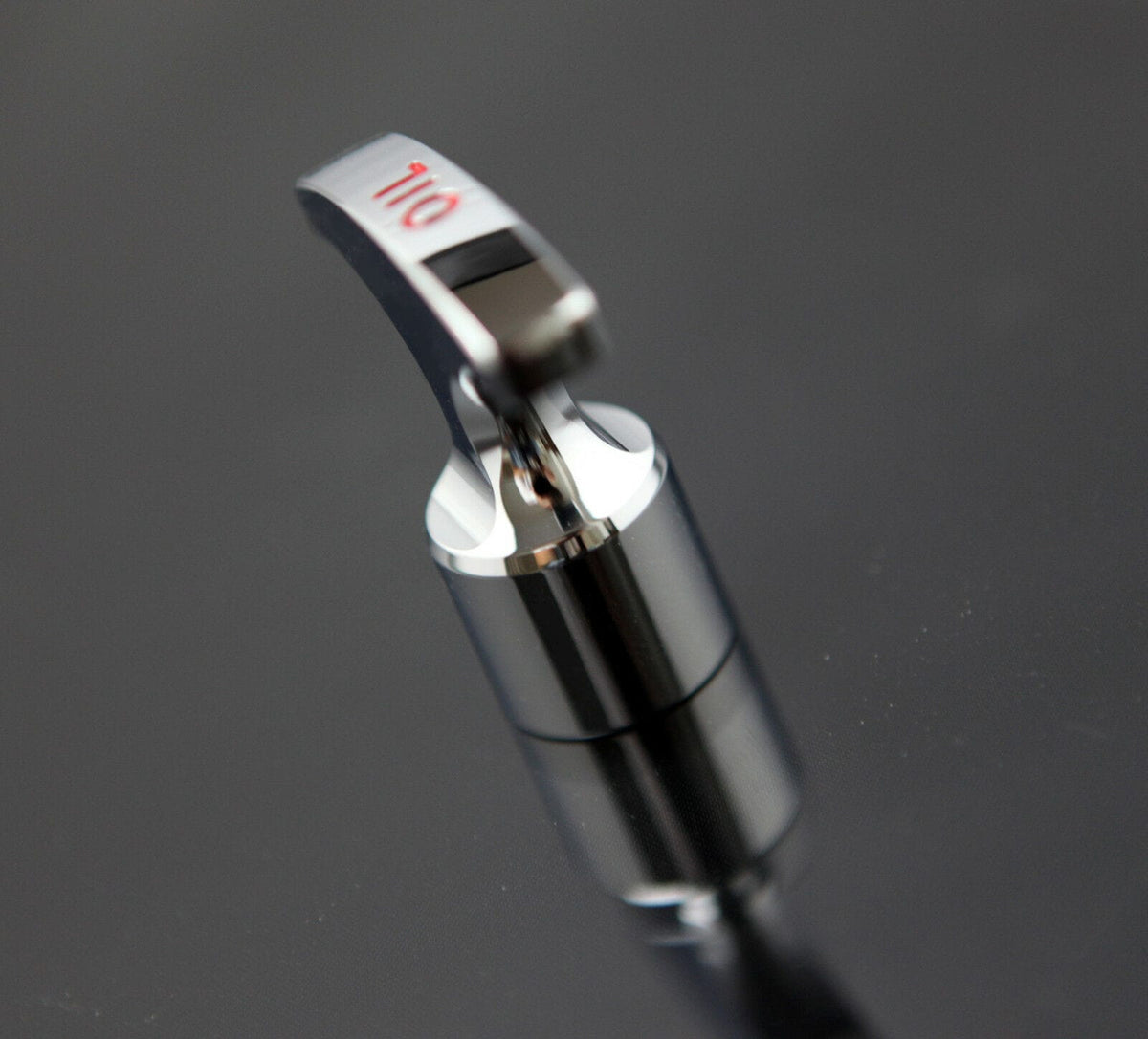 Installed View - Ford Falcon BA BF FG: Billet Engine Oil Dipstick Handle