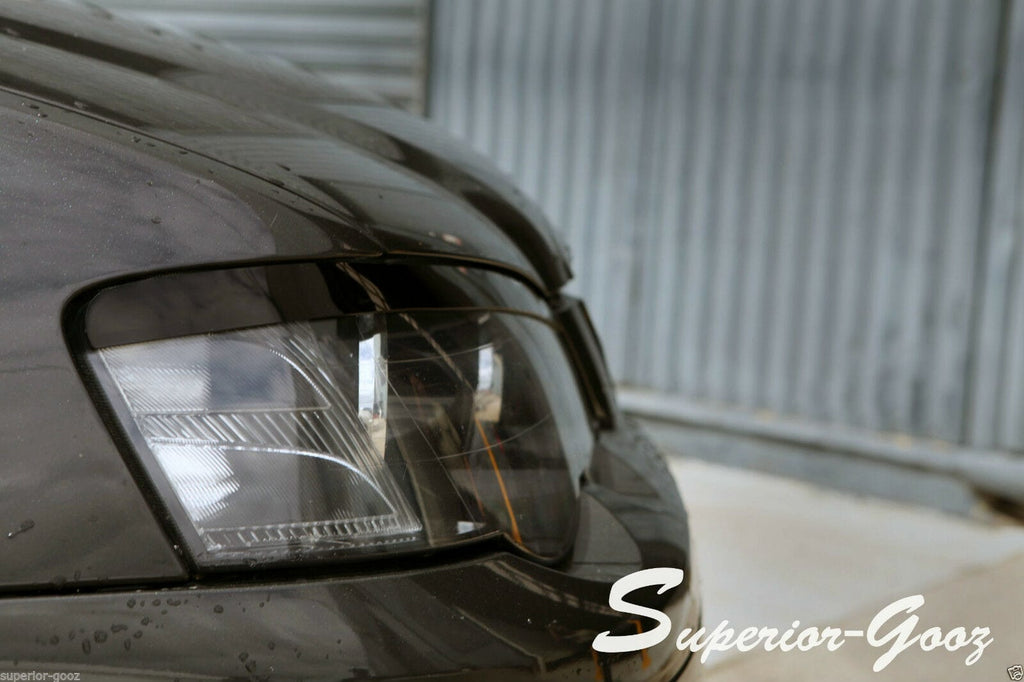 Installed View - Ford Falcon BA BF FPV: Premium Headlight Eyelids