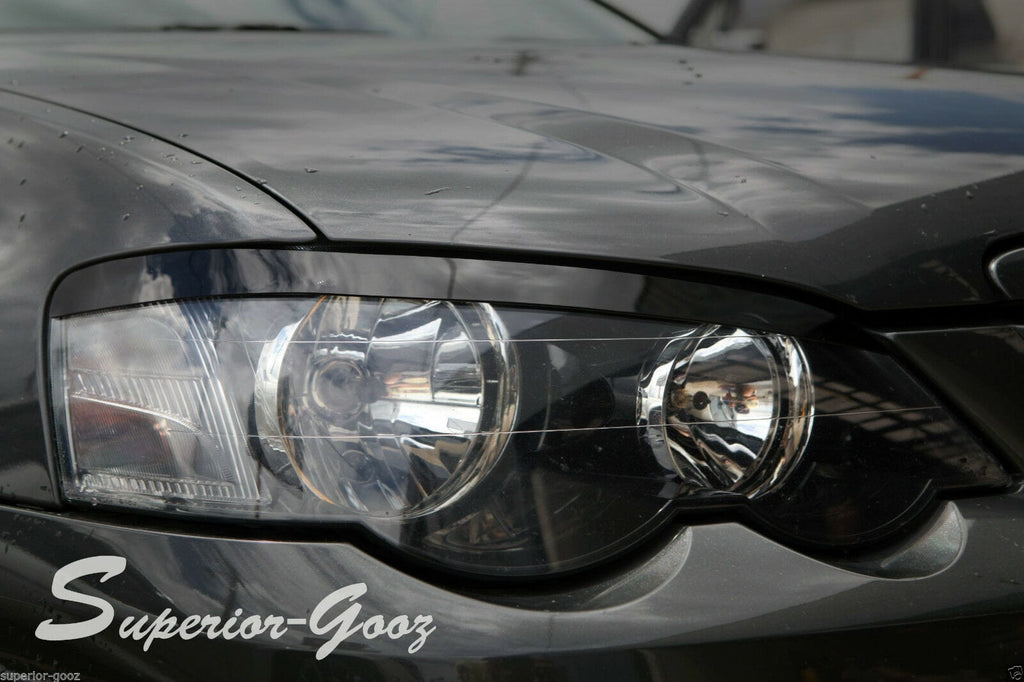 Installed View - Ford Falcon BA BF FPV: Premium Headlight Eyelids