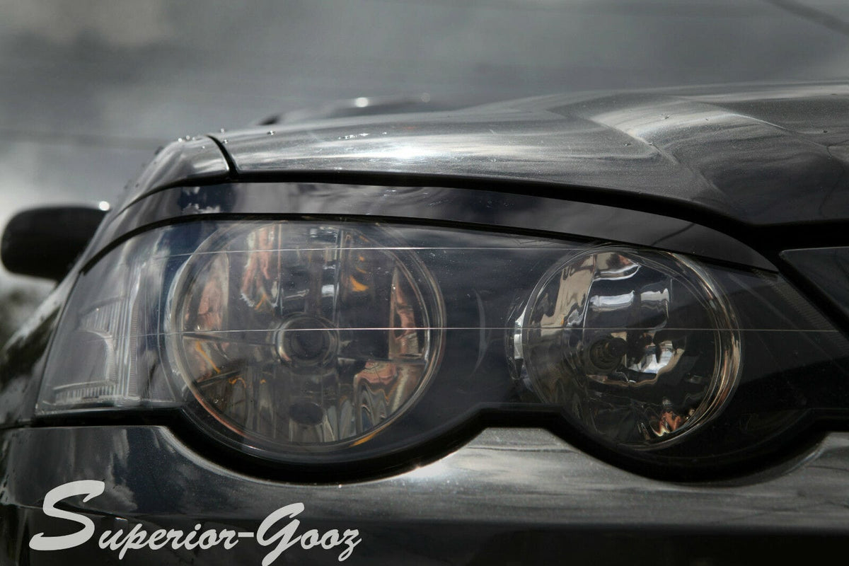 Installed View - Ford Falcon BA BF FPV: Premium Headlight Eyelids