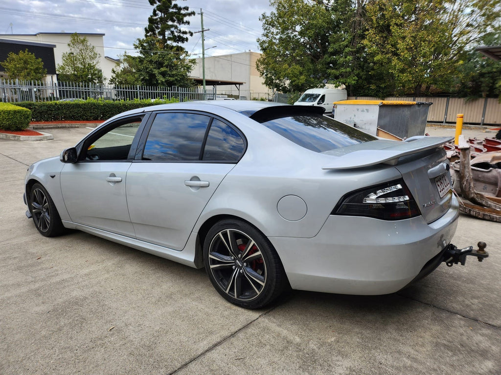 Installed View - Ford Falcon BA BF Sedan (2002-2008): Premium Roof Spoiler