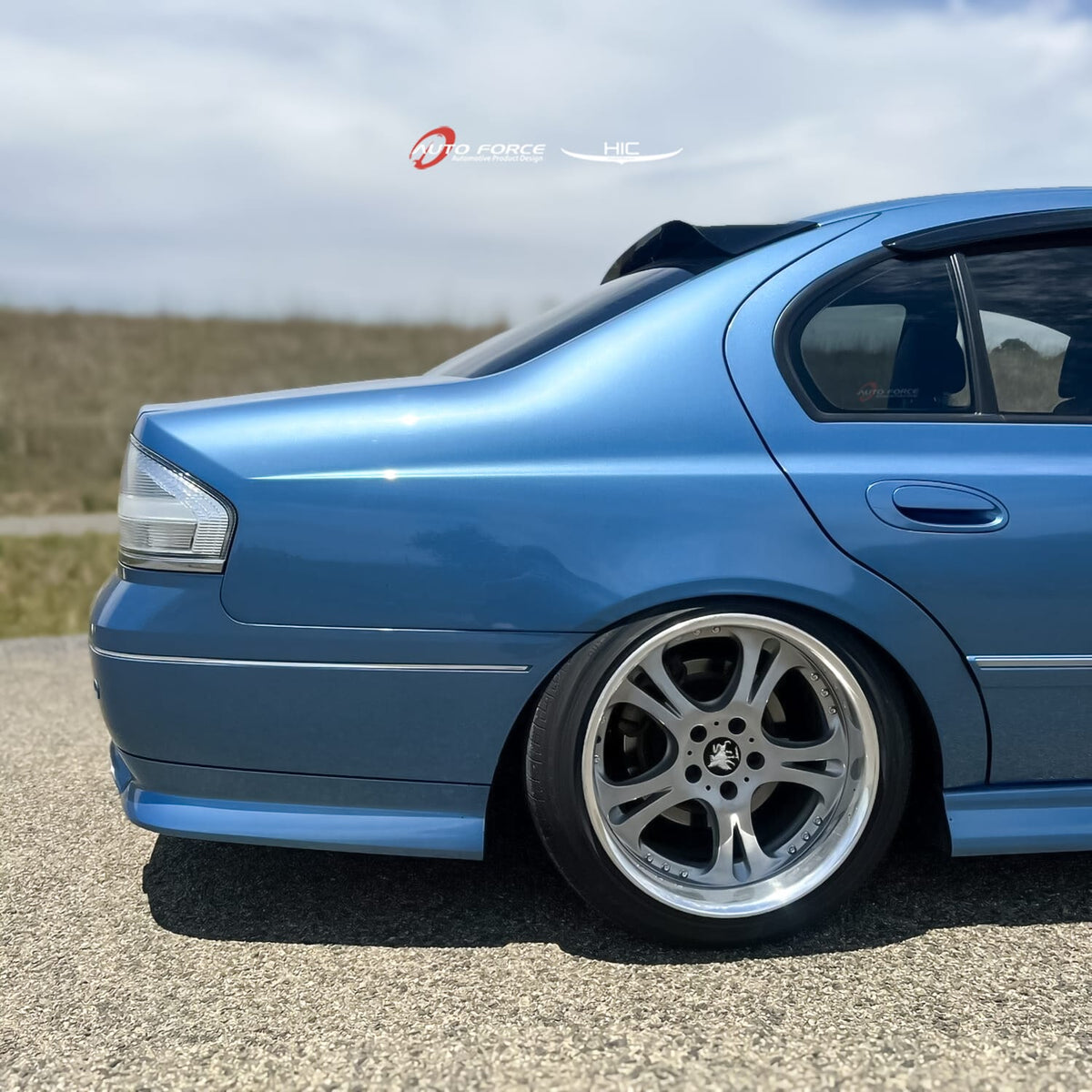 Installed View - Ford Falcon BA BF Sedan (2002-2008): Premium Roof Spoiler