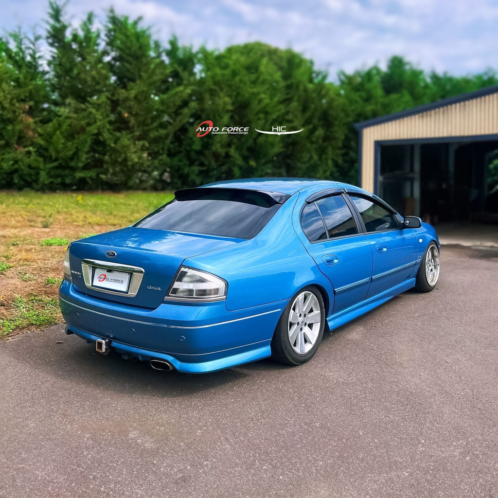 Installed View - Ford Falcon BA BF Sedan (2002-2008): Premium Roof Spoiler