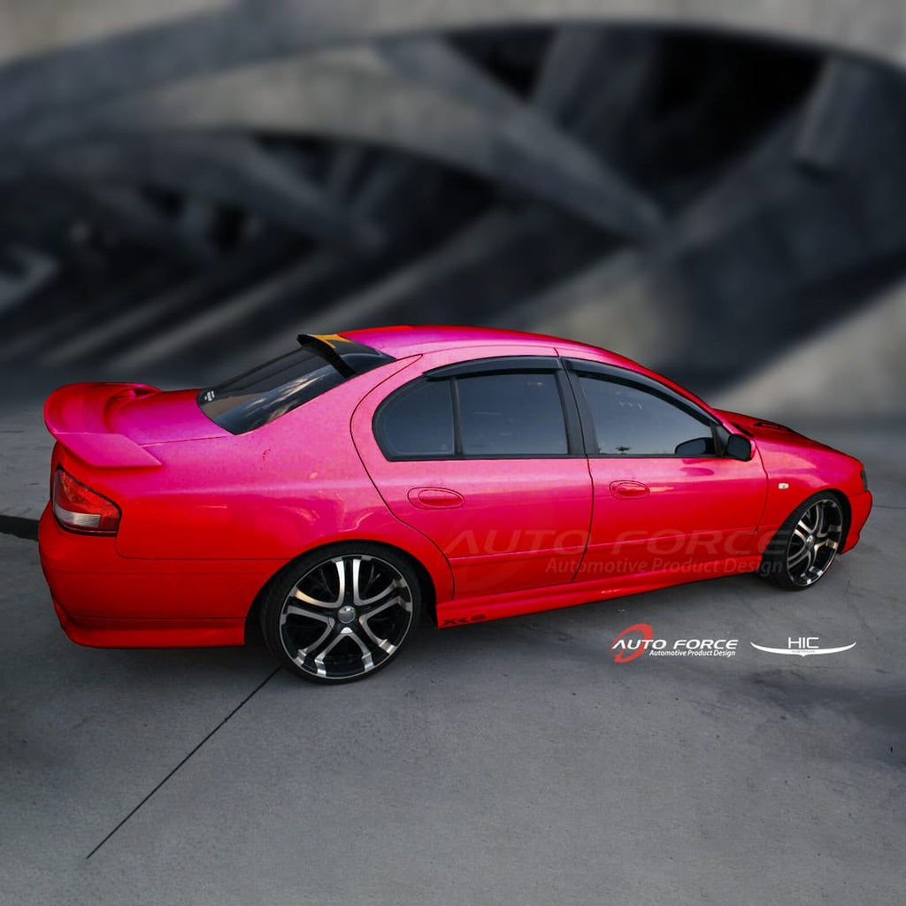 Installed View - Ford Falcon BA BF Sedan (2002-2008): Premium Roof Spoiler