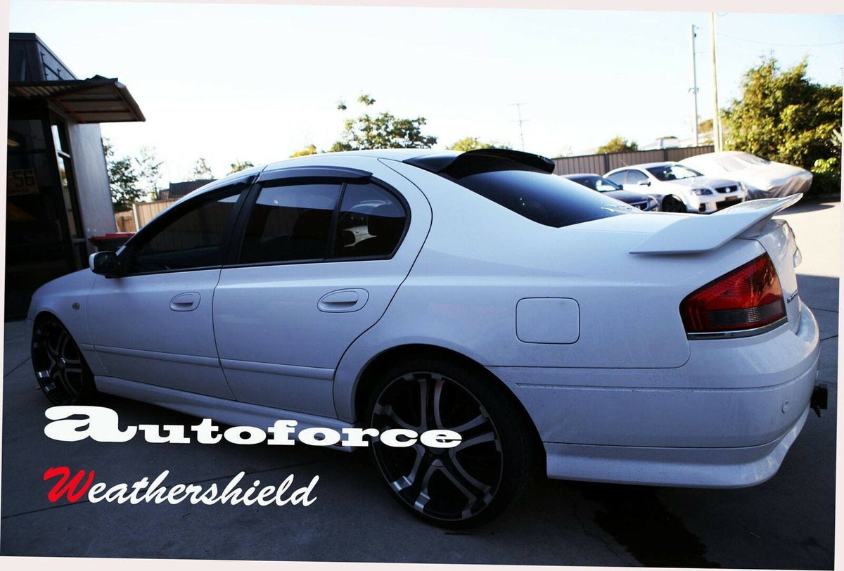 Installed View - Ford Falcon BA BF Sedan (2002-2008): Premium Roof Spoiler