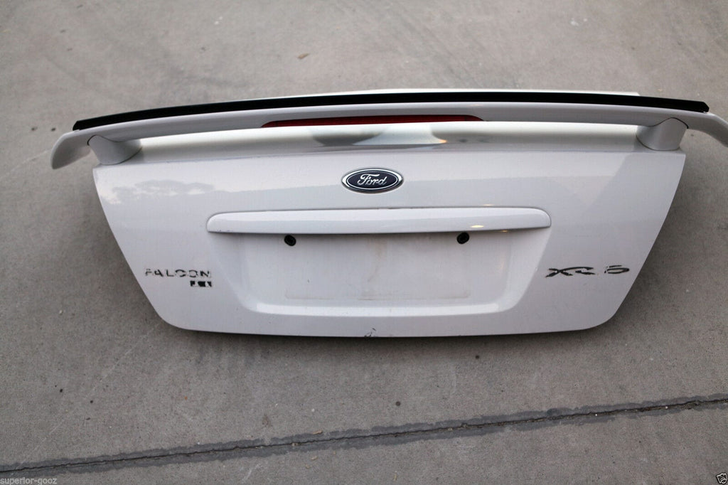 Installed View - Ford Falcon BA BF Sedan: Bobtail Rear Boot Spoiler Lip (XT / XR6 / XR8 / Fairmont / Fairlane)