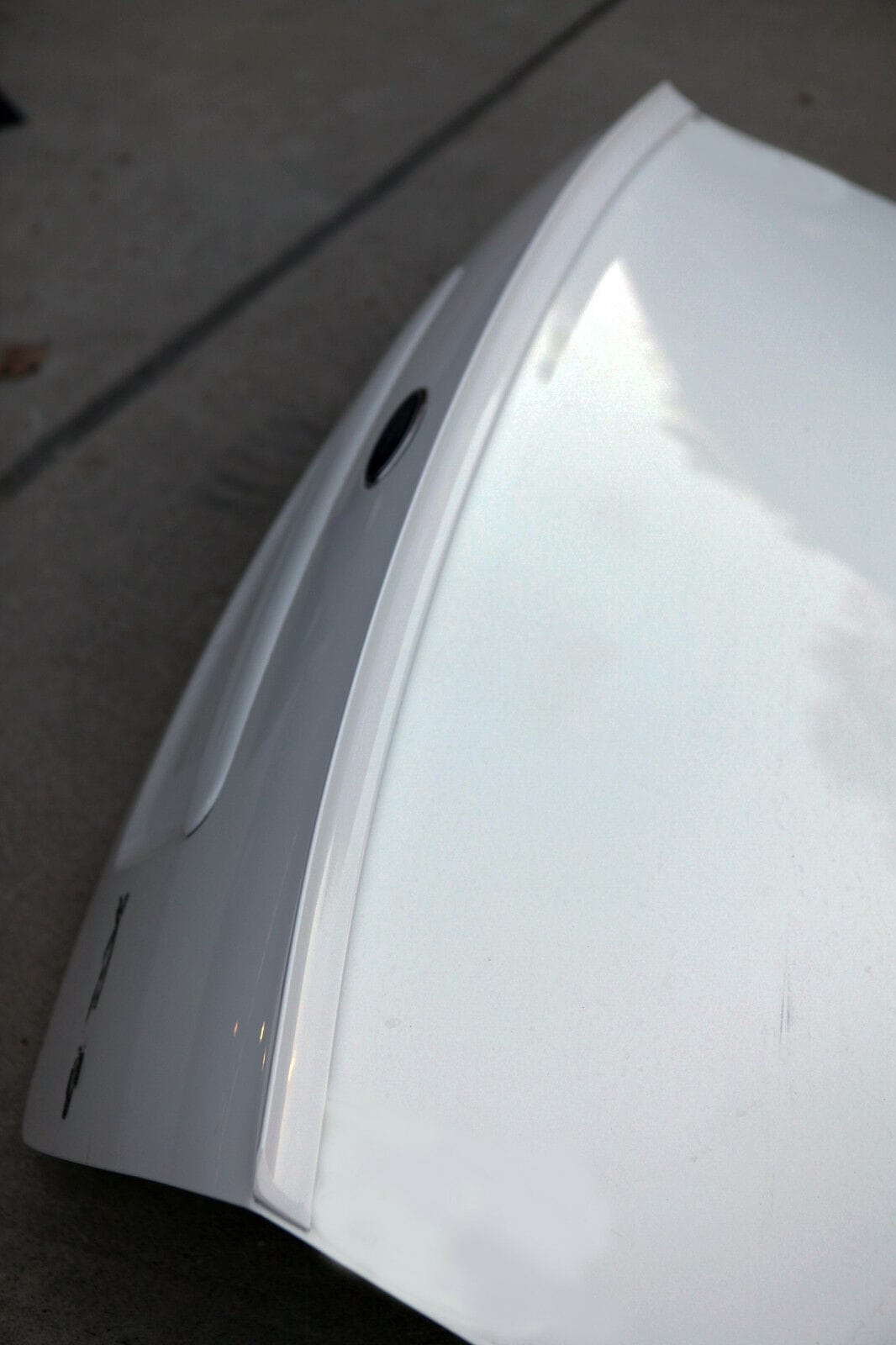 Installed View - Ford Falcon BA BF Sedan: Bobtail Rear Boot Spoiler Lip (XT / XR6 / XR8 / Fairmont / Fairlane)