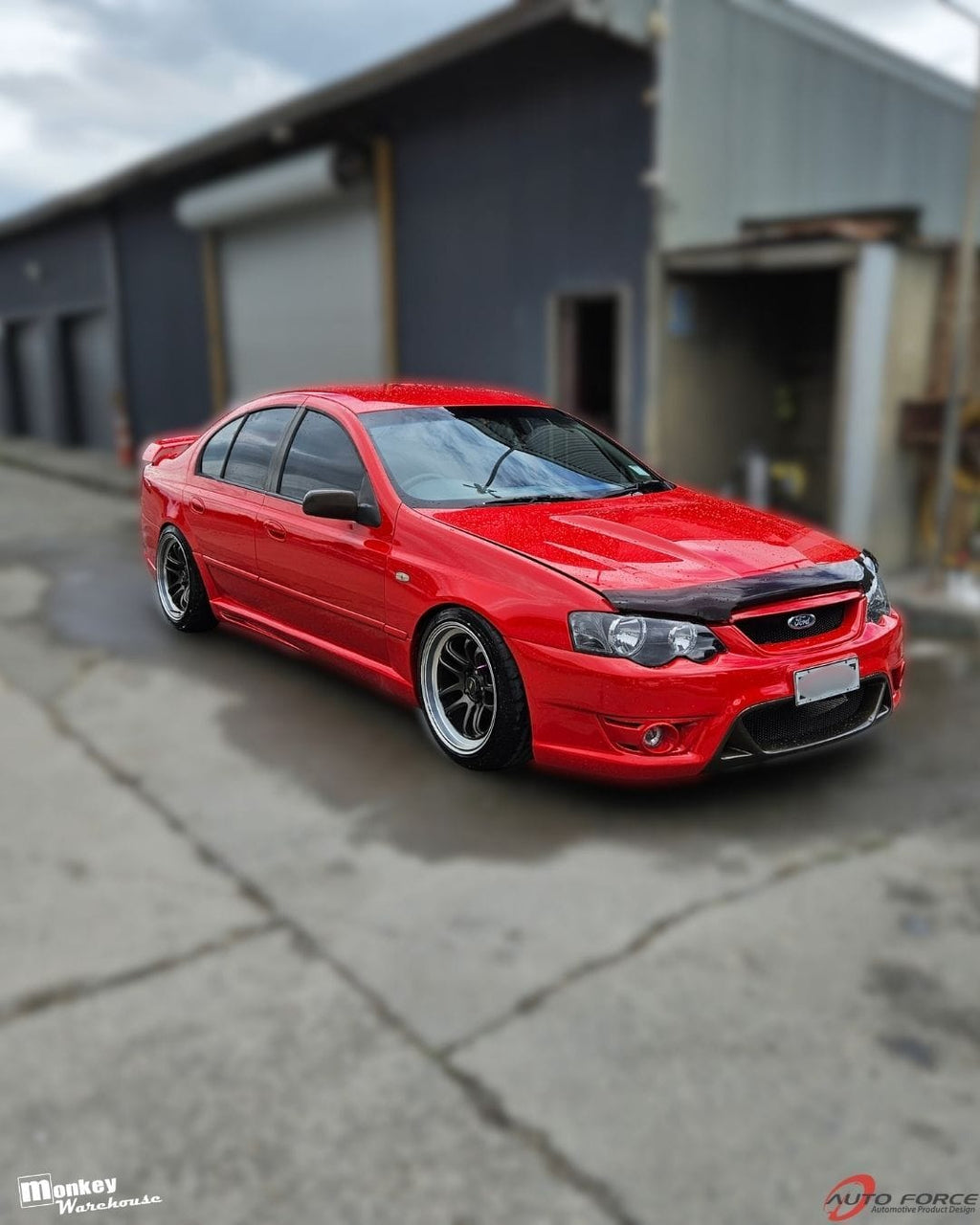 Installed View - Ford Falcon BA-BF Sedan: F6 Typhoon Style Body Kit