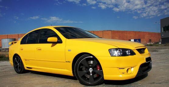 Installed View - Ford Falcon BA-BF Sedan: FG Style Full Body Kit