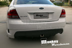 Installed View - Ford Falcon BA-BF Sedan: FPV FG F6 Style Rear Bumper