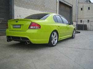 Installed View - Ford Falcon BA BF Sedan: FPV GT Style Side Skirts