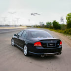 Installed View - Ford Falcon BA BF Sedan: Rear Boot Bobtail Drift Wing