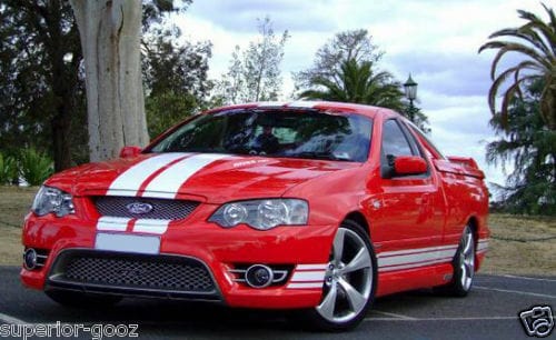 Installed View - Ford Falcon BA-BF Ute: FPV Pursuit Style Body Kit