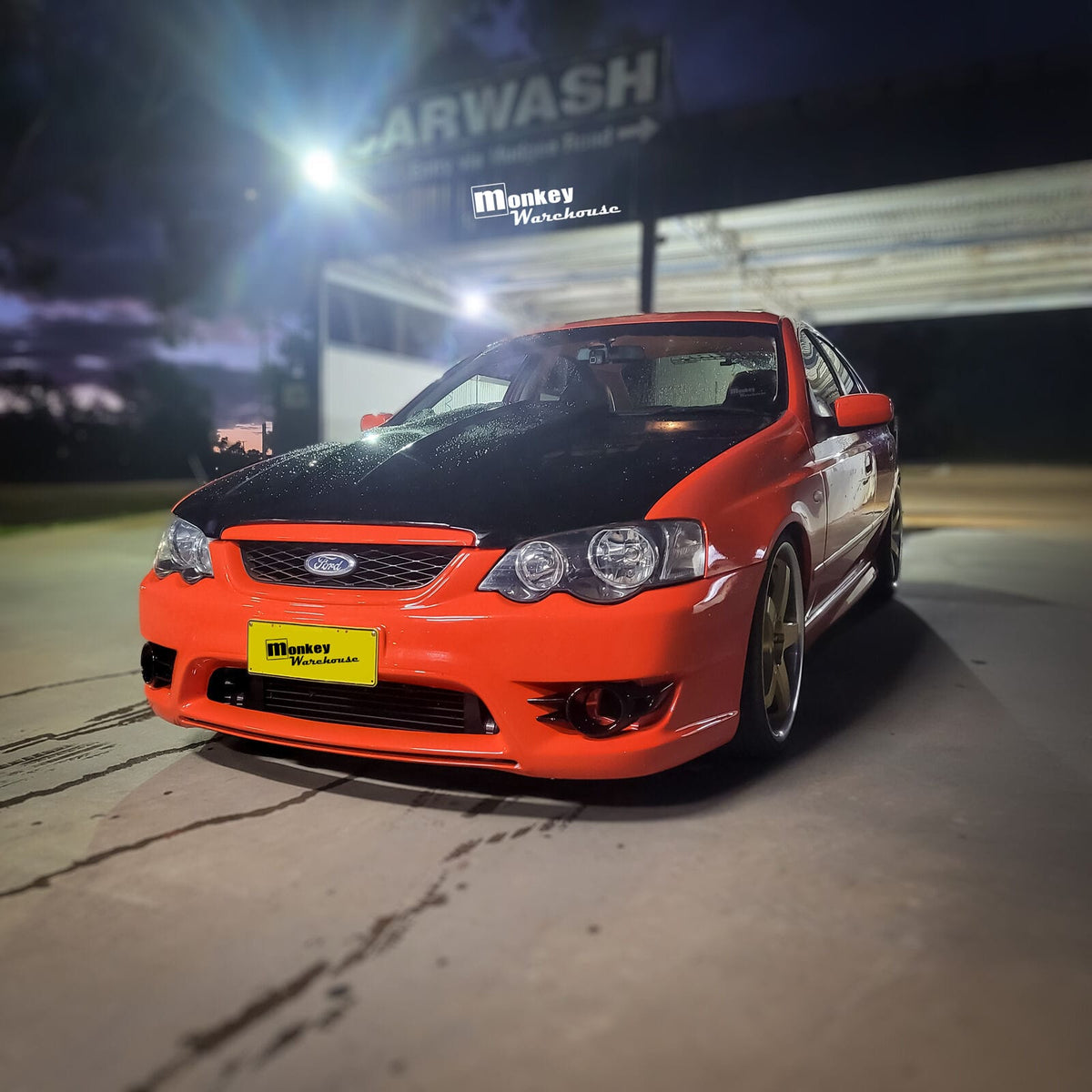 Installed View - Ford Falcon BA-BF XR: FPV GT Pursuit Front Bumper