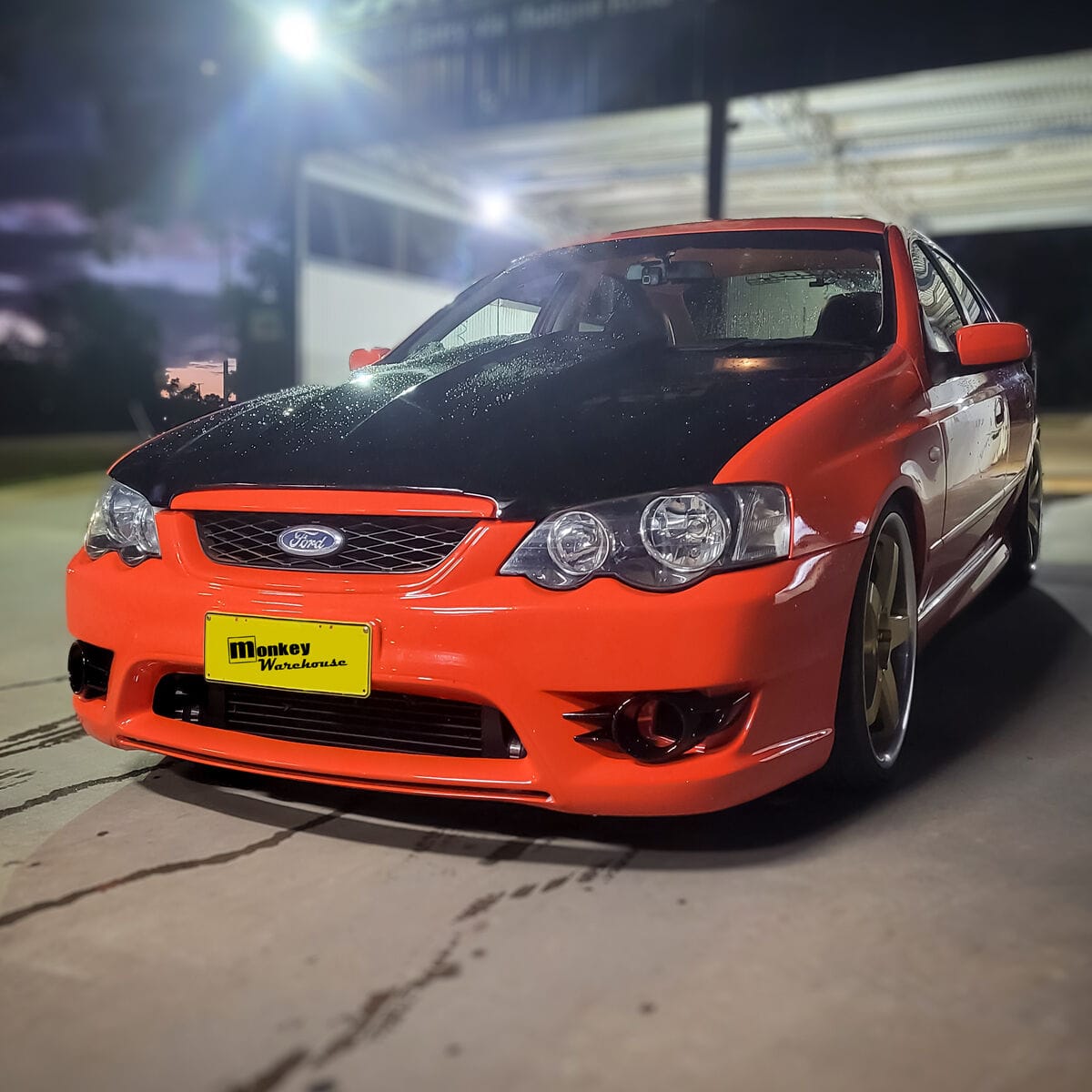 Installed View - Ford Falcon BA-BF XR: FPV GT Pursuit Front Bumper
