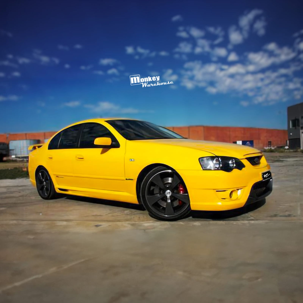 Installed View - Ford Falcon BA-BF XR: FPV Typhoon Style Front Bumper