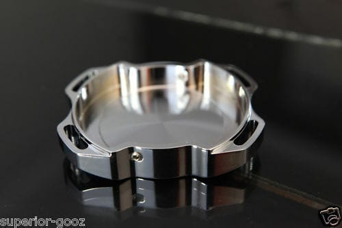 Installed View - Ford Falcon EA EB ED EF EL: Billet Engine Oil Cap Cover (V8 Models)