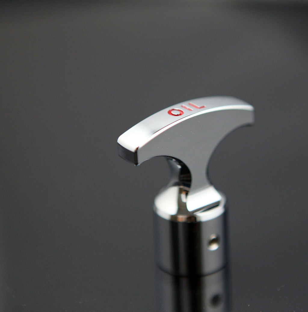 Installed View - Ford Falcon EA EB ED EL EF: Billet Engine Oil Dipstick Handle