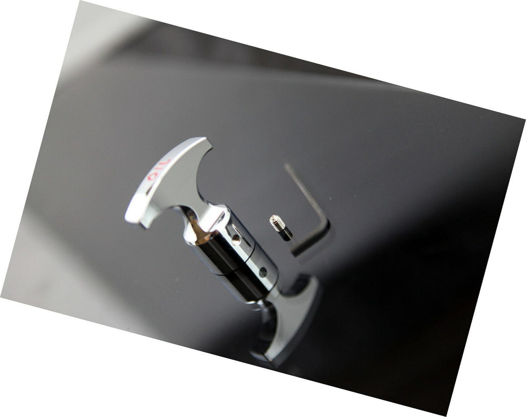 Installed View - Ford Falcon EA EB ED EL EF: Billet Engine Oil Dipstick Handle