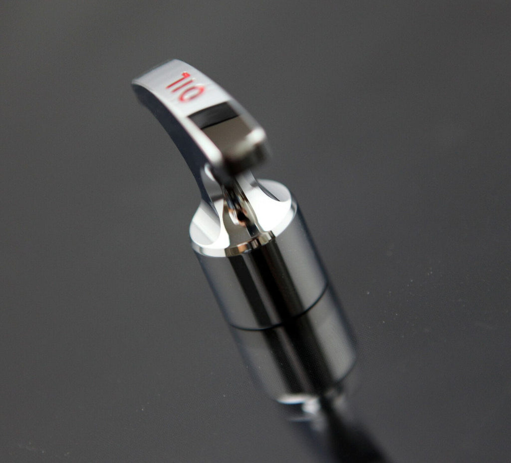 Installed View - Ford Falcon EA EB ED EL EF: Billet Engine Oil Dipstick Handle