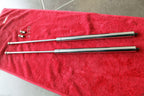 Installed View - Ford Falcon EF EL: Chrome Heavy-Duty Bonnet Struts