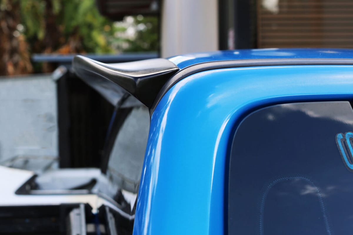 Installed View - Ford Falcon FG & FPV Ute: Rear Roof Bobtail Spoiler