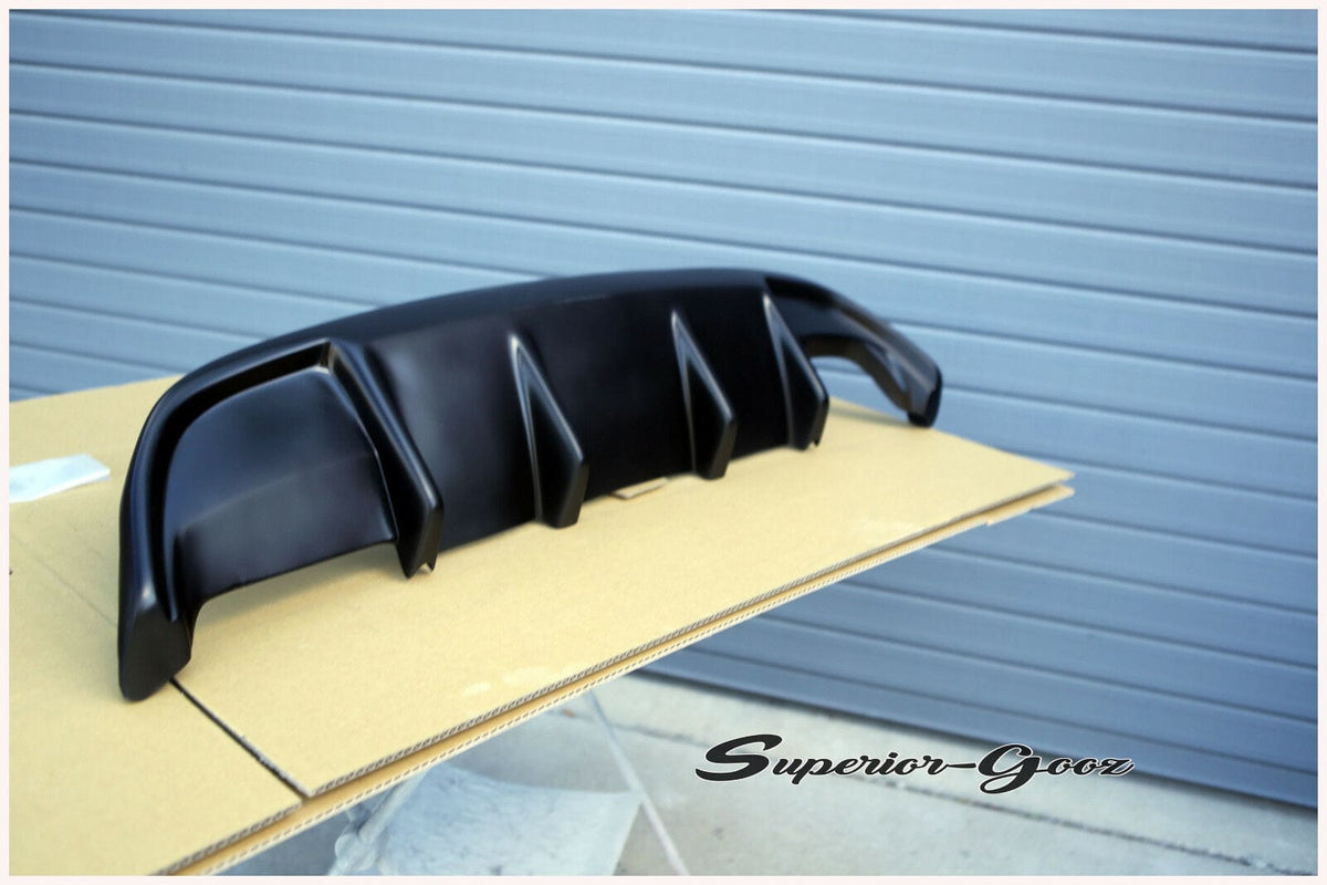 Installed View - Ford Falcon FG Sedan: Rear Bumper Diffuser - Single Exhaust Outlet (XT / XR6 / XR8 / G6)