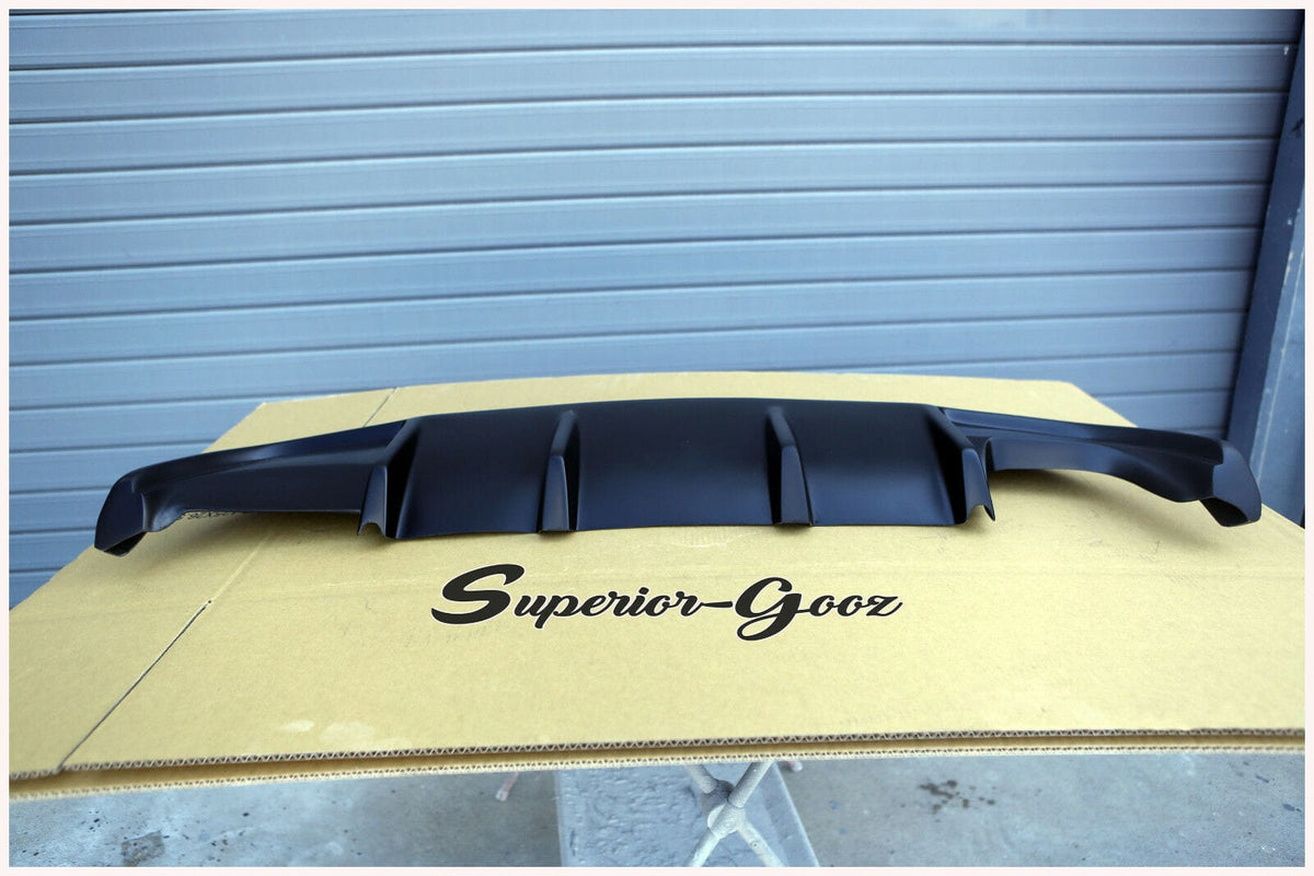Installed View - Ford Falcon FG Sedan: Rear Bumper Diffuser - Single Exhaust Outlet (XT / XR6 / XR8 / G6)