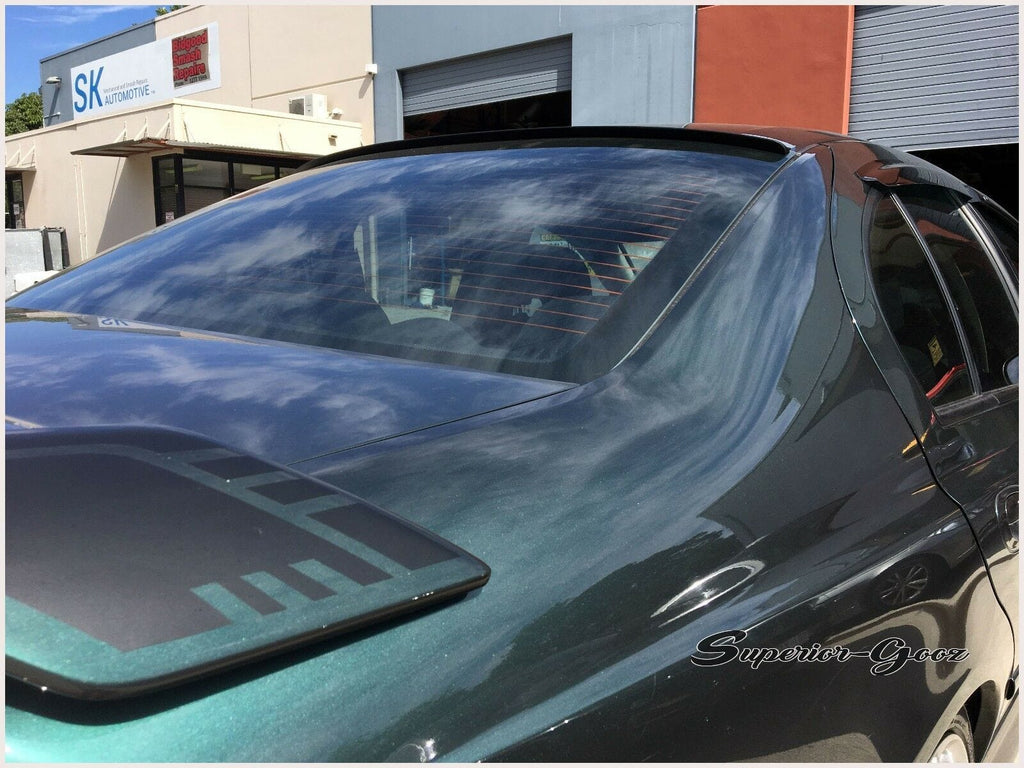 Installed View - Ford Falcon FG Sedan: Rear Window Roof Lip Spoiler (XT / XR6 / G6E / FPV / F6 / GT)