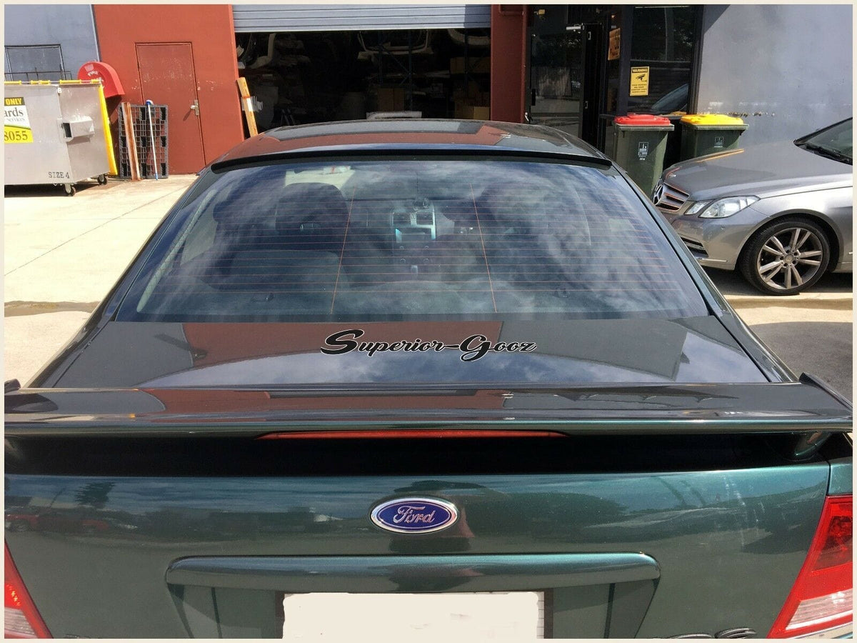 Installed View - Ford Falcon FG Sedan: Rear Window Roof Lip Spoiler (XT / XR6 / G6E / FPV / F6 / GT)