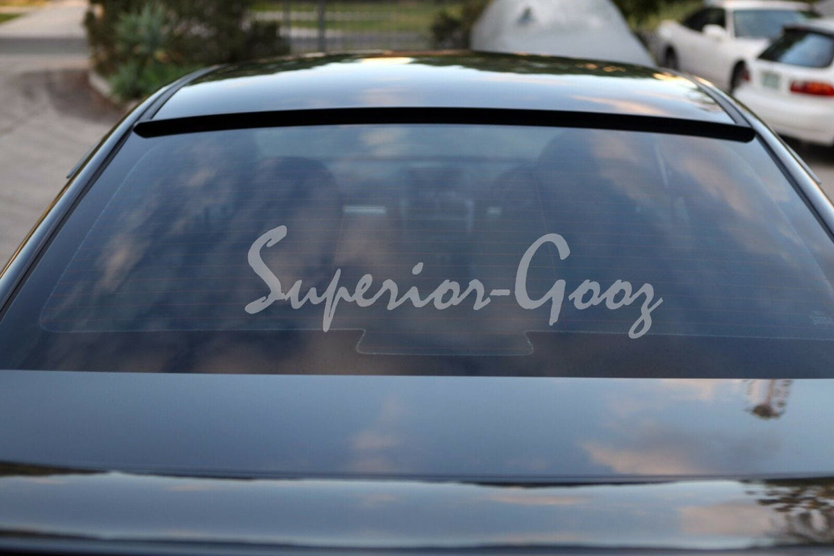 Installed View - Ford Falcon FG Sedan: Rear Window Roof Lip Spoiler (XT / XR6 / G6E / FPV / F6 / GT)