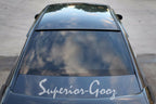 Installed View - Ford Falcon FG Sedan: Rear Window Roof Lip Spoiler (XT / XR6 / G6E / FPV / F6 / GT)